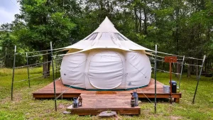 Eco-friendly glamping options in Texas